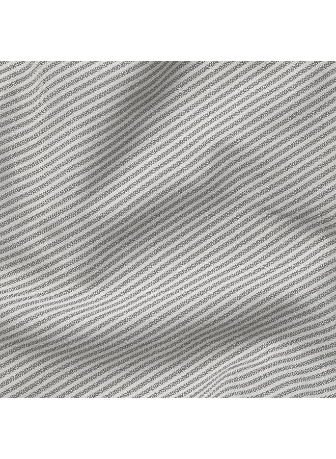 Zaboon Cover for footstool, Klovsta grey/white - Image 3