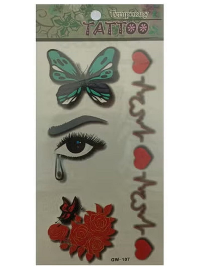 تاتؤ موقت اشكال مميزه ملونه جذابة للانتباه - Image 2