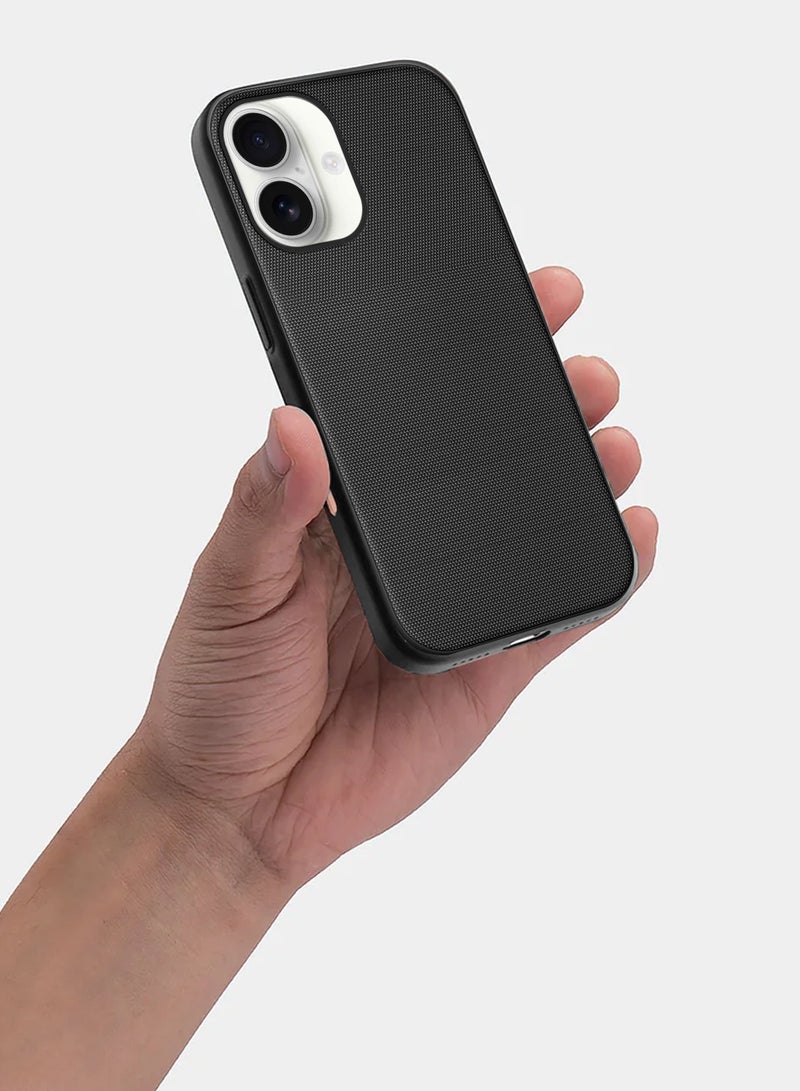 دبليو تيك غطاء حماية MagSafe لهاتف آبل آيفون 17 5G 2025 من TechWoven (MCMPMN) - أسود - Image 4