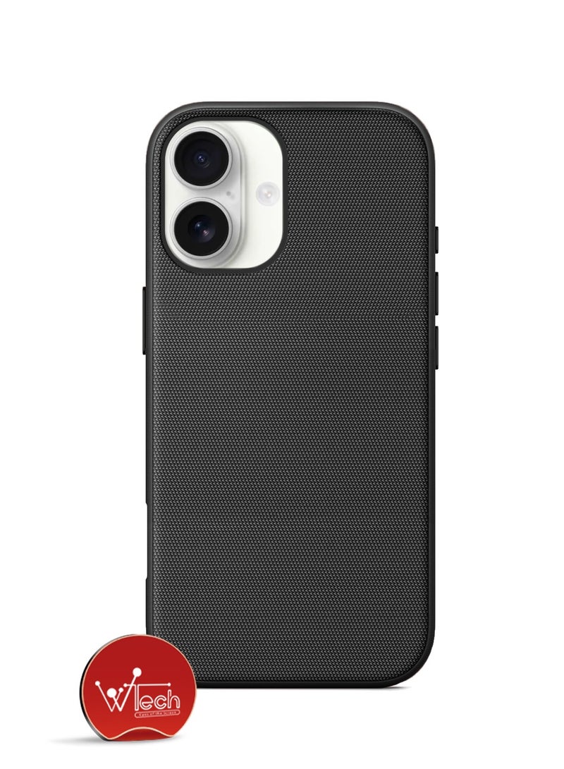 دبليو تيك غطاء حماية MagSafe لهاتف آبل آيفون 17 5G 2025 من TechWoven (MCMPMN) - أسود - Image 2