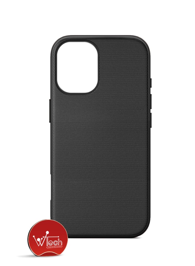 دبليو تيك غطاء حماية MagSafe لهاتف آبل آيفون 17 5G 2025 من TechWoven (MCMPMN) - أسود - Image 3