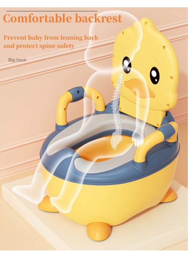 Generic - Potty Training Seat Training Potty System Easy to Clean and Easy to Use Potty Training Seat Children's Training Toilet Chair with Cushion Removable Bedpan for Toddler Removable Potty Pot - Image 1