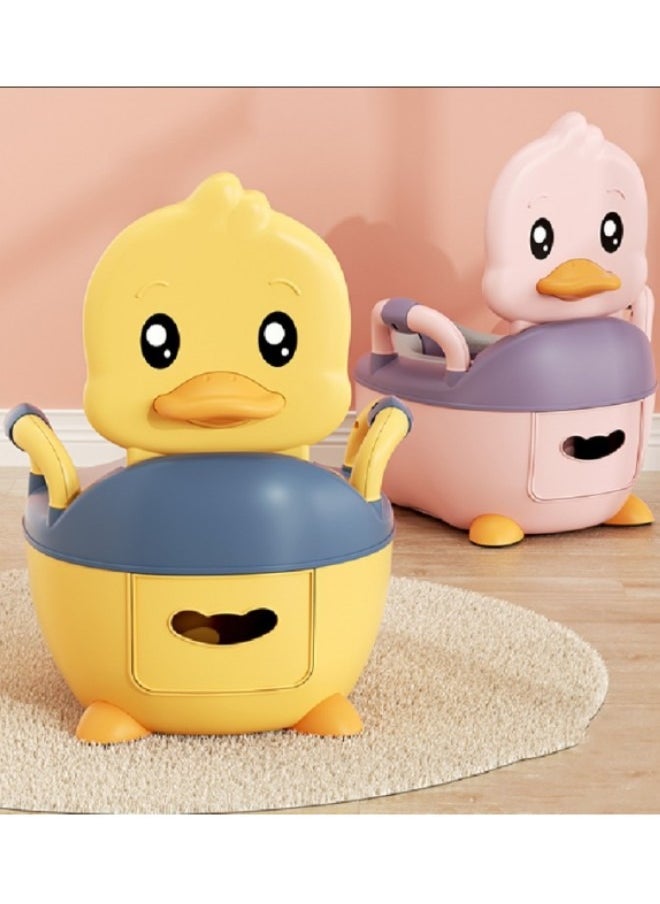 Generic - Potty Training Seat Training Potty System Easy to Clean and Easy to Use Potty Training Seat Children's Training Toilet Chair with Cushion Removable Bedpan for Toddler Removable Potty Pot - Image 1