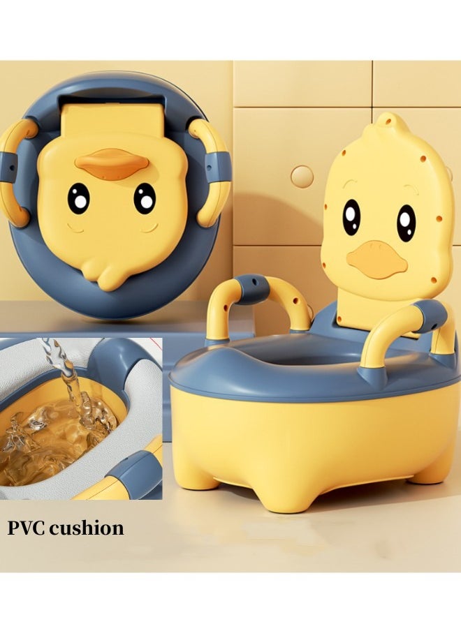Generic - Potty Training Seat Training Potty System Easy to Clean and Easy to Use Potty Training Seat Children's Training Toilet Chair with Cushion Removable Bedpan for Toddler Removable Potty Pot - Image 1