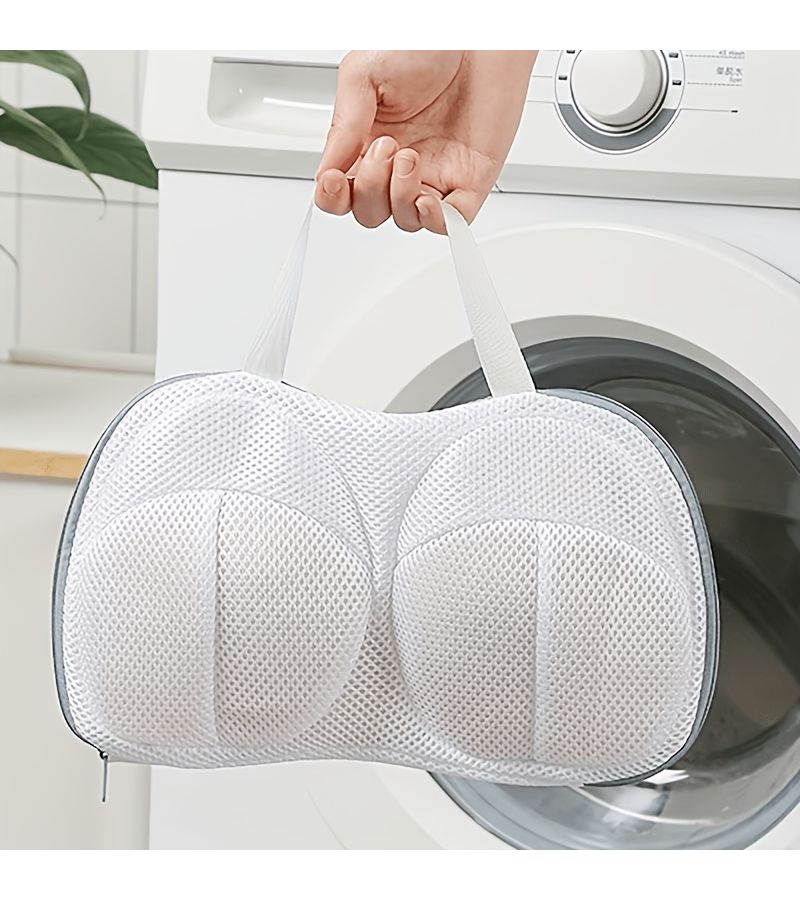 3 أكياس غسيل شبكية متينة مع سحاب إغلاق للملابس الحساسة - Image 1
