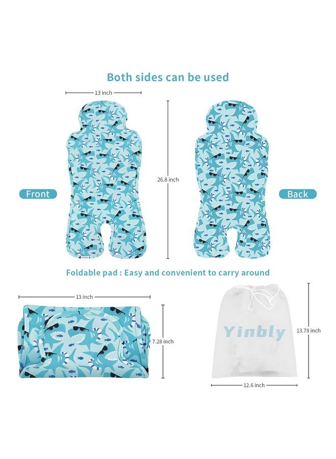 Yinbly Gel Car Seat Cooler Pad for Children,Summer Breathable Ice Stroller Cooler Mat,Multifunctional Baby Cooling Pad Suitable for Stroller, Baby Dining Chair, Child Safety Seat - Image 2