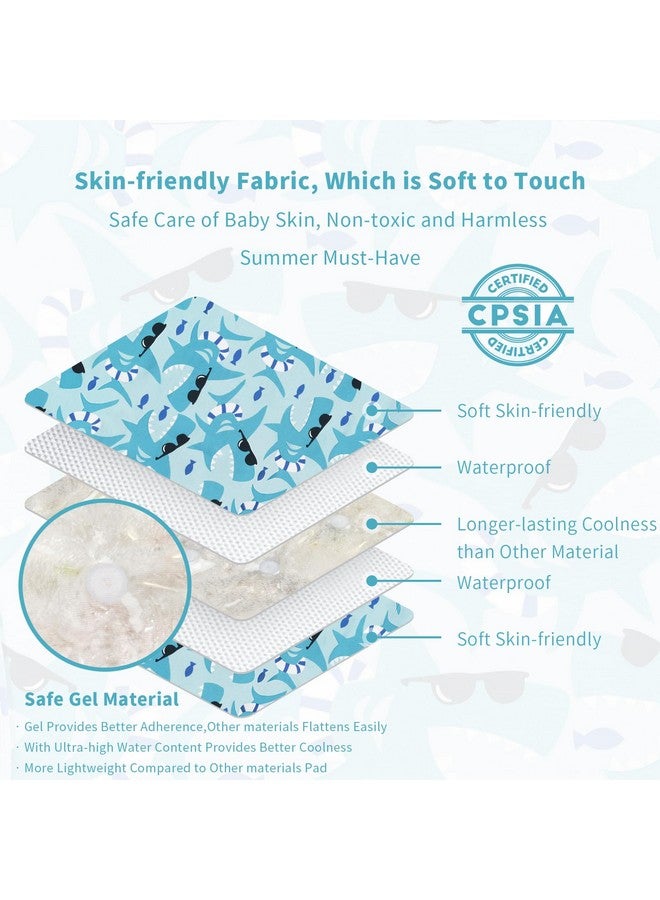 Yinbly Gel Car Seat Cooler Pad for Children,Summer Breathable Ice Stroller Cooler Mat,Multifunctional Baby Cooling Pad Suitable for Stroller, Baby Dining Chair, Child Safety Seat - Image 3