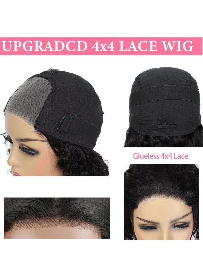 Atilck Wear And Go Glueless Bob Wig Body Wave Lace Front Human Hair Wigs For Black Women Pre Plucked And Pre Cut 4X4 Lace Closure No Glue Needed For Beginners 12 Inch - Image 2