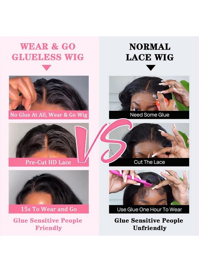 Atilck Wear And Go Glueless Bob Wig Body Wave Lace Front Human Hair Wigs For Black Women Pre Plucked And Pre Cut 4X4 Lace Closure No Glue Needed For Beginners 12 Inch - Image 3