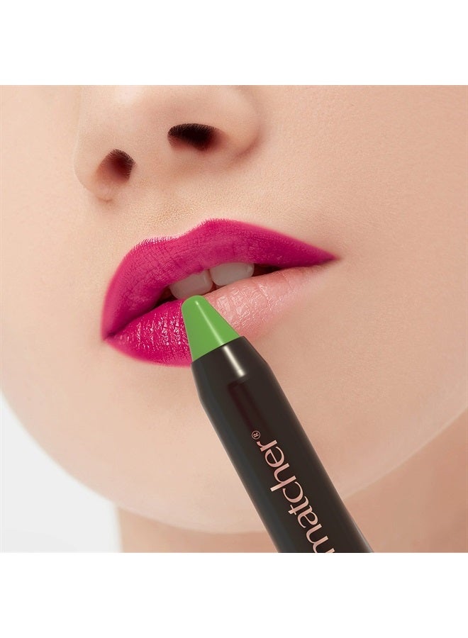 MOODmatcher Twist Stick Original Color-Change Lipstick, Red-12 Hour Long Wear, Waterproof, Ultra Hydrating With Aloe & Vitamin E, Smudgeproof, faderproof & Kissproof (Green) - Image 2