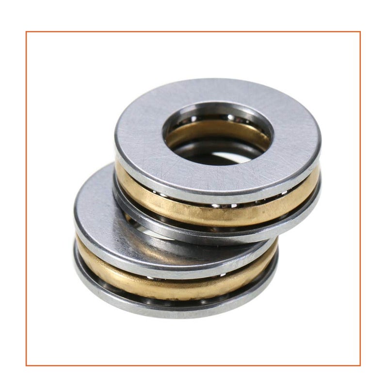 Comimark 10PCS Model F8-16M 8 x16 x 5mm Miniature Thrust Axial Metal Ball Bearing - Image 3