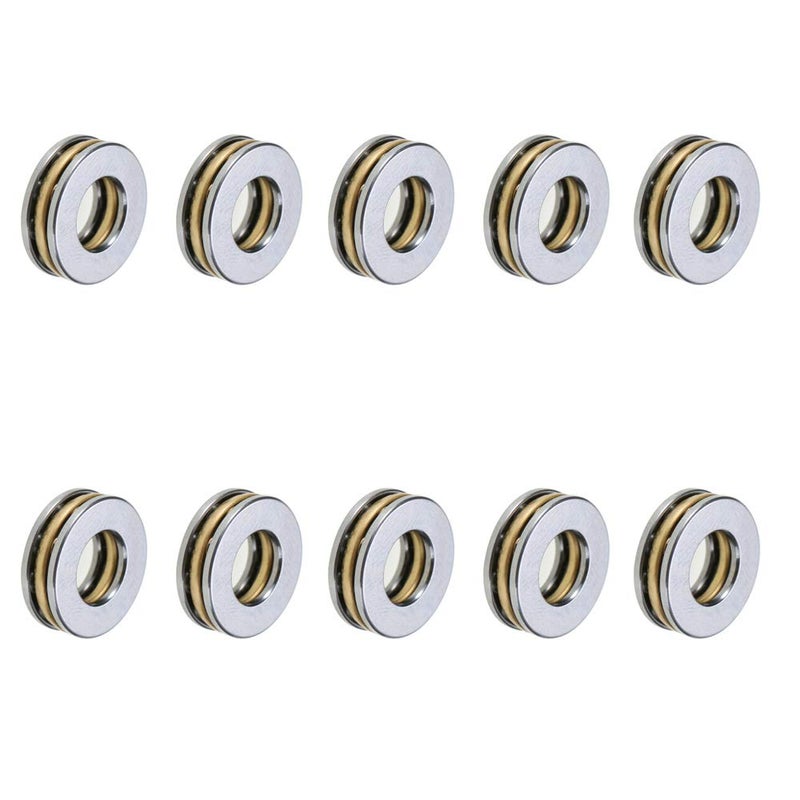 Comimark 10PCS Model F8-16M 8 x16 x 5mm Miniature Thrust Axial Metal Ball Bearing - Image 1