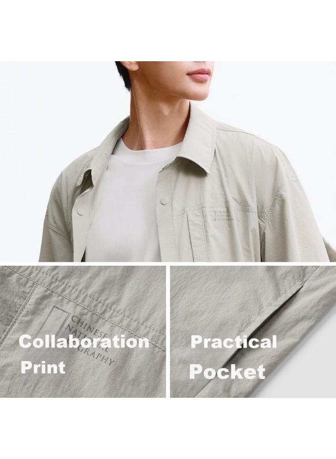 Semir Men's Short Sleeve Shirt Summer Sun Protection Cooling Outdoor Loose Fit Lapel Top 101325104107 - Image 3