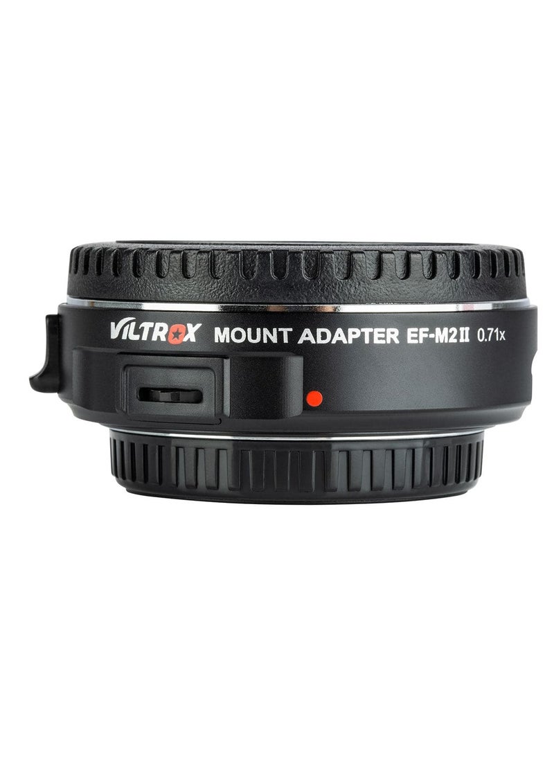 VILTROX Viltrox EF-M2 II Canon EF Lens to Micro Four Thirds Camera Mount Adapter  - Image 2