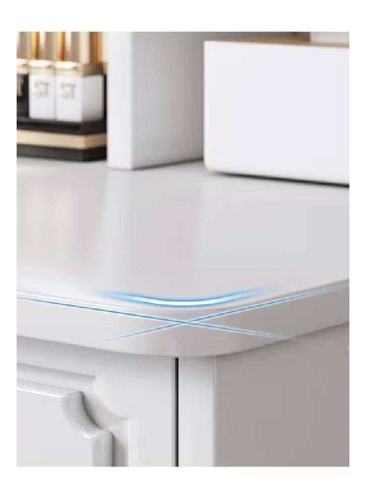keke Multifunctional Makeup Vanity Dressing Table with LED Mirror and Chair 80 CM - Image 3