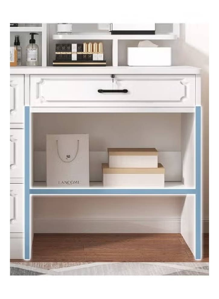 keke Multifunctional Makeup Vanity Dressing Table with LED Mirror and Chair 80 CM - Image 4