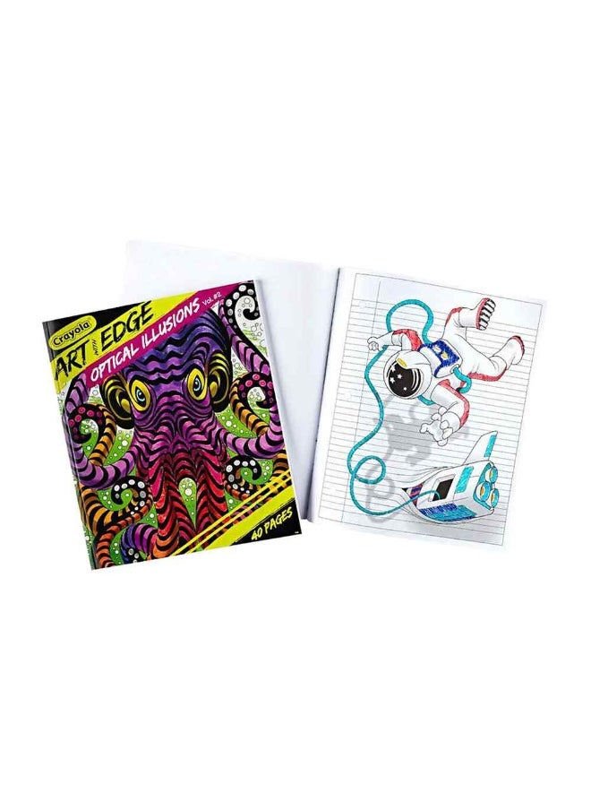 Crayola - Art With Edge, Optical Illusions Coloring Pages (40 Pages) - Image 1
