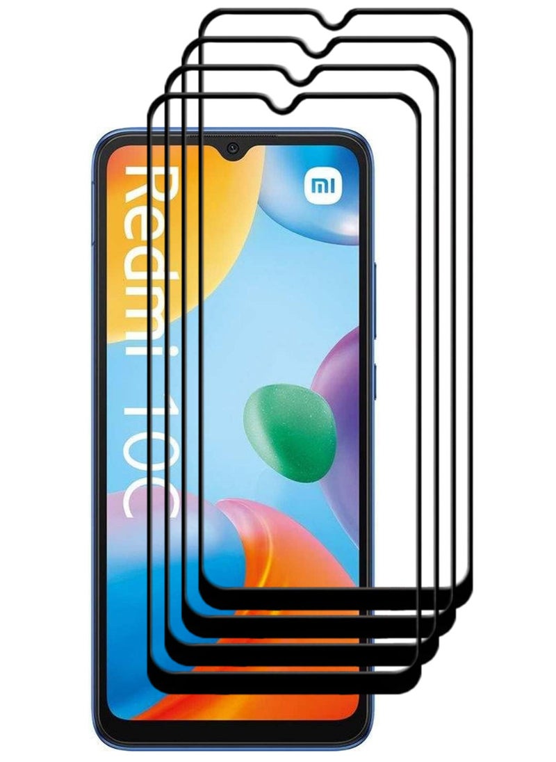 ACLIX 4 Pieces Antistatic ESD Dustproof Premium Quality High Definition Tempered Glass Screen Protector Designed For Xiaomi Redmi 10C - Image 1