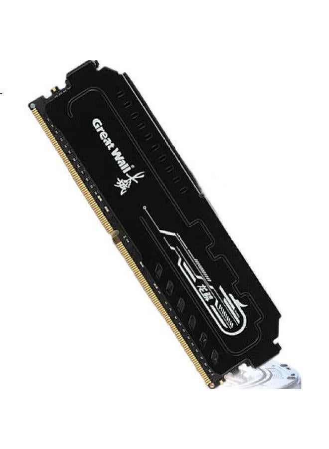 Great Wall 8Gb Ddr4 3200Mhz Desktop Memory Module, Intel-Specific Heat Spreader, Dragon Scale Black Gold Series - Image 2