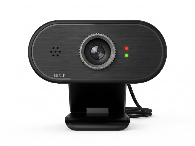 T-Dagger Eagle HD 720P Webcam with Built-in Microphone, Black, Suitable for Live Streaming, Meetings, and Distance Learning, Supports Plug & Play, Model TGW620