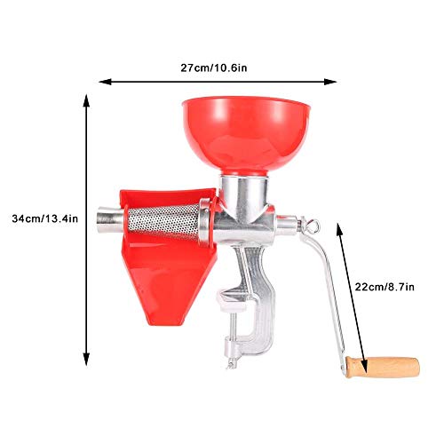 Haofy Manual Juicer, Aluminum Alloy Hand Cranking Lemon Juicer Orange Juicer Tomato Sauce Squeezer Kitchen Multifunctional Juicer for Squeezing Fruit Vegetables - Image 2