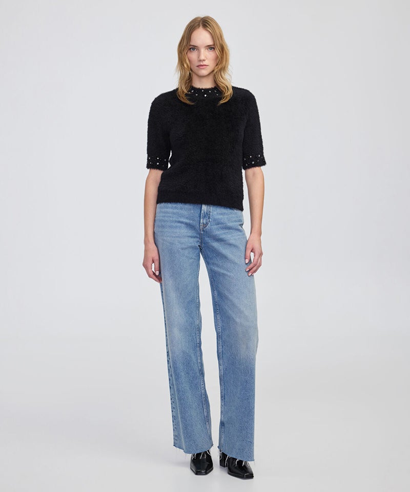 Ipekyol Embellished Soft Knit Top - Image 3