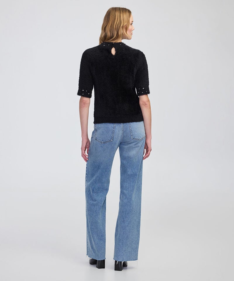 Ipekyol Embellished Soft Knit Top - Image 5