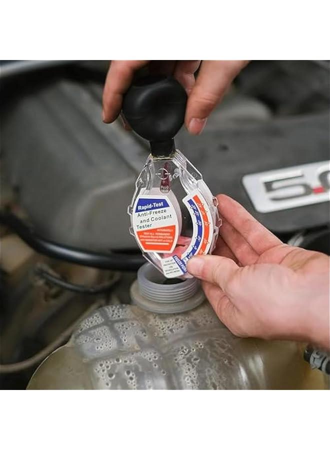 مقياس اختبار مضاد التجمد، جهاز اختبار سائل التبريد، مقياس فحص مضاد التجمد، مقياس هيدروميتر مضاد التجمد محمول للسيارات، مقياس انكسار سائل التبريد - Image 2