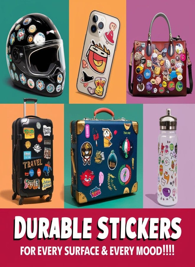PRINTING DADDY Harry Potter | Pack of 60 | Vinyl Stickers | Residue-Free | for Magical Creatures | Perfect for Witches & Wizards Fans | Great for Dorm Decor, Bottle, Daires, Notebook and More. - Image 4