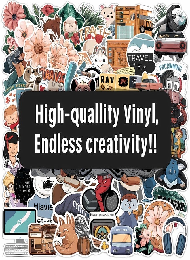 PRINTING DADDY Harry Potter | Pack of 60 | Vinyl Stickers | Residue-Free | for Magical Creatures | Perfect for Witches & Wizards Fans | Great for Dorm Decor, Bottle, Daires, Notebook and More. - Image 3