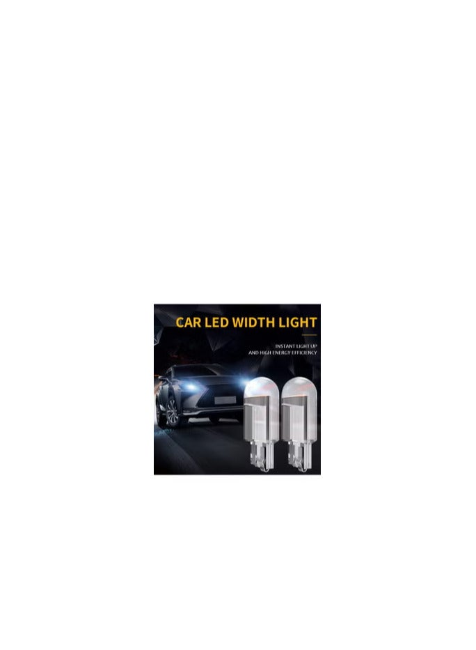T10 W5W LED Bulbs (2 Pcs) - Ultra Bright White Interior & Exterior Car Lights | 1W Energy Saving Replacement for License Plate, Dome, Map, & Parking Lights - Image 2