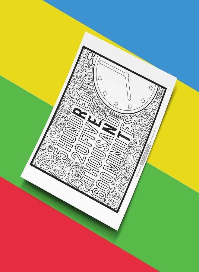 Coloring Broadway - RENT inspired Coloring Pages (Set of 4) “No Day But Today” Collection, Broadway Musical Merchandise, Matte Card Stock (8 1/2” x 11”), Ideal Gift for a Broadway Theater Lover - Image 2