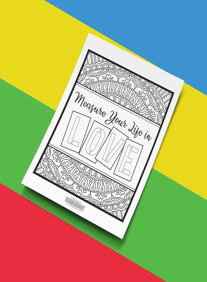 Coloring Broadway - RENT inspired Coloring Pages (Set of 4) “No Day But Today” Collection, Broadway Musical Merchandise, Matte Card Stock (8 1/2” x 11”), Ideal Gift for a Broadway Theater Lover - Image 3