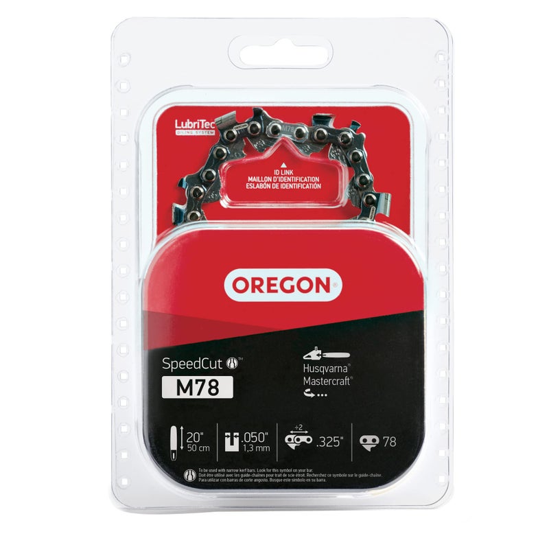 Oregon M78 SpeedCut Replacement Chainsaw Chain for 20-Inch Guide Bars, 78 Drive Links, Pitch: .325", .050" Gauge - Image 5