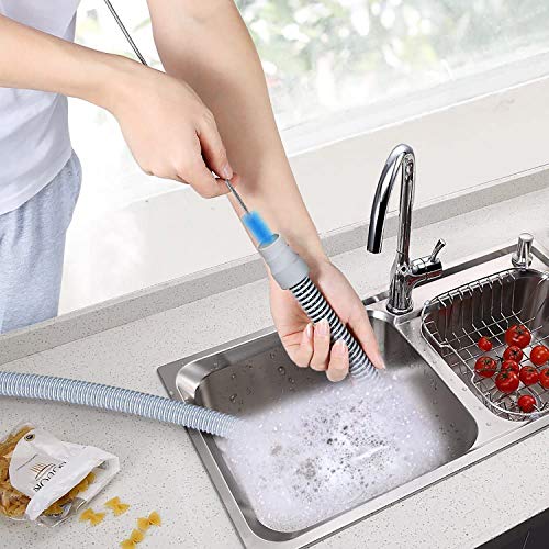 desin CPAP Tube Cleaning Brush - Flexible Stainless (6 Feet) Plus Handy Brush (10 Inches) fits Standard 22mm Diameter Tubing - Image 5