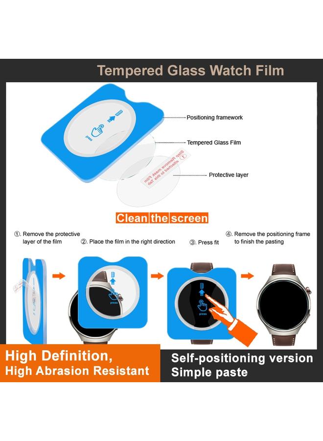 erorex For Samsung Watch 7 44Mm Lte/Bt Tempered Glass Watch Film, Self-Positioning Version - Image 5