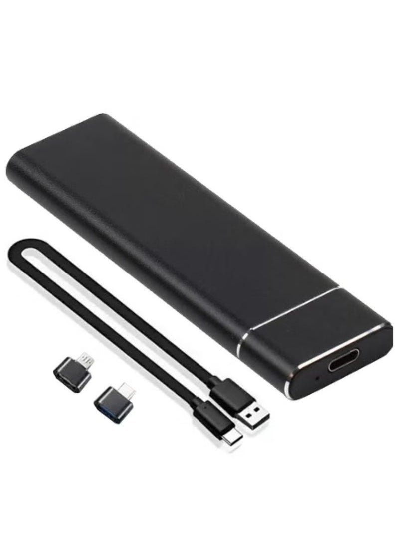 Portable External Hard Drive 2TB, Mini SSD Hard Drives, Solid State External Drives, Computer Backup Drive, USB 3.1 to Type-C Support Data Storage Transfer for Windows XP PC Laptop and Mac - Image 1