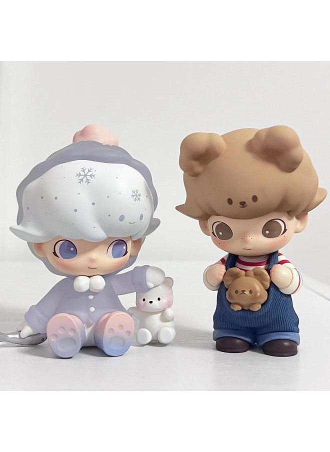 Generic High Quality Chinese Version Of DIMOO Animal Kingdom Series Hand-made Blind Box Internet Popular Girl Gift Desktop Ornaments Doll-Color:High-quality Motherland Version (ready And Shipped In Seconds)-Specifications:2 Random Styles [animal Kingdom] Non-repeating  - Image 5