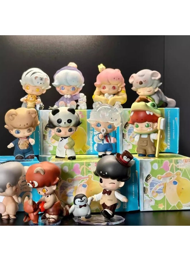 Generic High Quality Chinese Version Of DIMOO Animal Kingdom Series Hand-made Blind Box Internet Popular Girl Gift Desktop Ornaments Doll-Color:High-quality Motherland Version (ready And Shipped In Seconds)-Specifications:2 Random Styles [animal Kingdom] Non-repeating  - Image 2