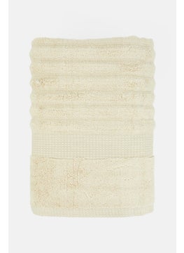 Catherine Malandrino 2 Piece Bath Towels 68 x 137 cm, Creamy Beige  - Image 2