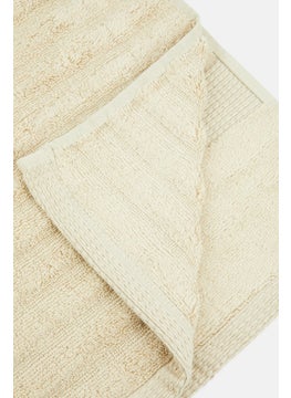 Catherine Malandrino 2 Piece Bath Towels 68 x 137 cm, Creamy Beige  - Image 4
