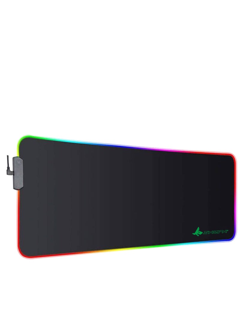 SHARX - SHARX (JS4X1) 4-in-1 Combo: Gaming Keyboard (Backlight, EN/AR, 104 Keys), Gaming Mouse (RGB, 7200 DPI, 700FPS), Headset (RGB, 50mm Speakers, Noise Canceling Mic), RGB Mouse Pad (800x400mm). - Image 1