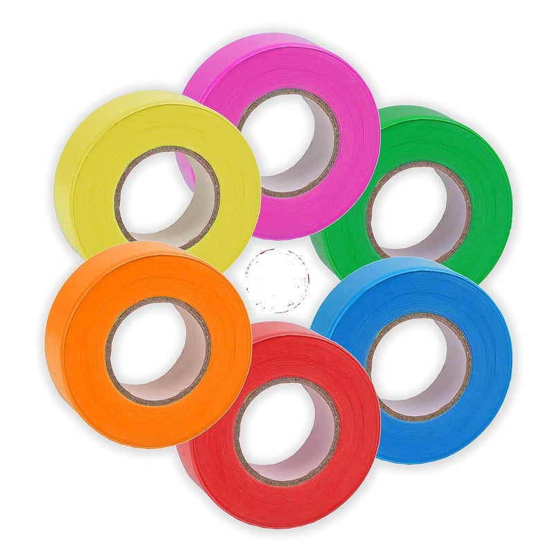 Singhal Pack of 6 PVC Decorative Bright Curling Party Ribbons DIY Gifts Crafts Christmas Wedding Birthday Gift Wrapping Party Decoration15 inch x 45 Mtr Each