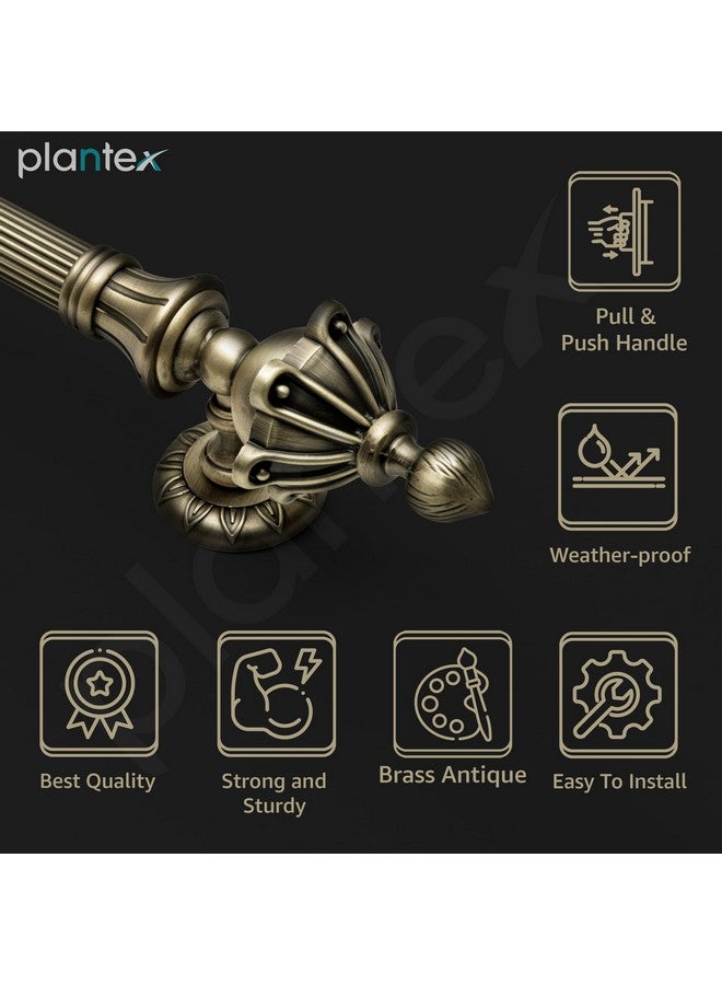 plantex Plantex Main Pull Handle Door Handle/13 Inch Main Door Handle/Wooden Door Handle/Pull-Push Door Handle/Door Accessories - Pack of 1 (S-136-Brass Antique) - 3 Years Warranty  - Image 2