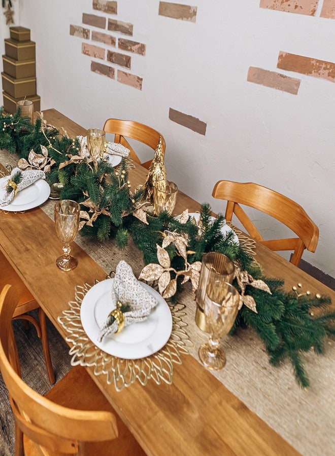 Limbeuuu 10 Pack Burlap Table Runners Rustic Table Runner Jute Farmhouse Fabric Party Centerpieces for Country Vintage Wedding Banquet Decoration, 12 x 71 Inch - Image 4