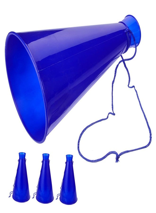 Sosoport Cheer Megaphone 4-Pack Plastic Cheering Horns for Kids Sports Games Parties Football Match Noisemaker Toy - Image 1