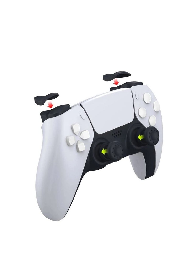 For PS5 Handle 8 In 1 Set For PS5 Console Gamepad Trigger Button Non-slip Rocker Cap For PS5 L2R2 Button Protective Cap  - Image 3