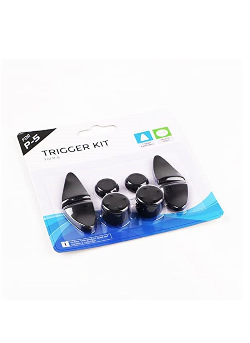For PS5 Handle 8 In 1 Set For PS5 Console Gamepad Trigger Button Non-slip Rocker Cap For PS5 L2R2 Button Protective Cap