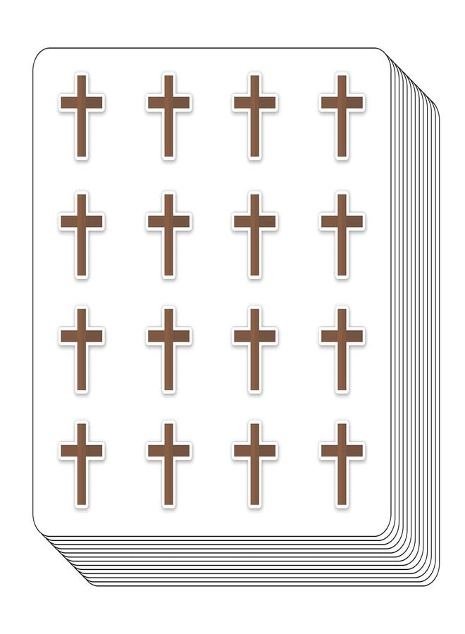 GUVSPTI Cross Christian Planner Stickers, 0.5in Monthly Scrapbooking Kids DIY Arts Crafting 208-Pack - Image 1