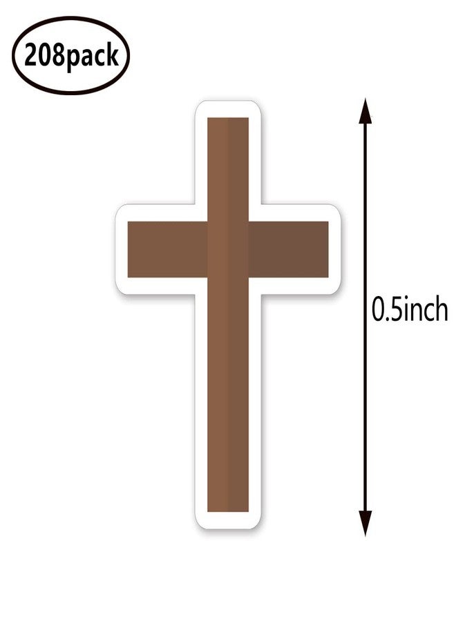 GUVSPTI Cross Christian Planner Stickers, 0.5in Monthly Scrapbooking Kids DIY Arts Crafting 208-Pack - Image 2